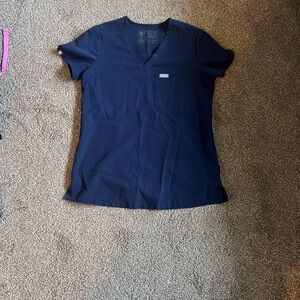 Figs Catarina XXS Navy Top